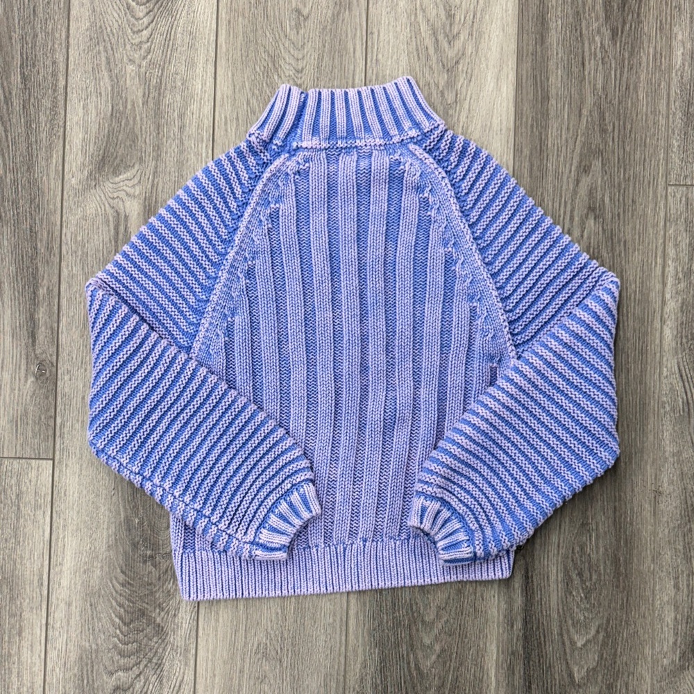 Free People Cable Knit Turtleneck Sweater - Picture 3 of 5